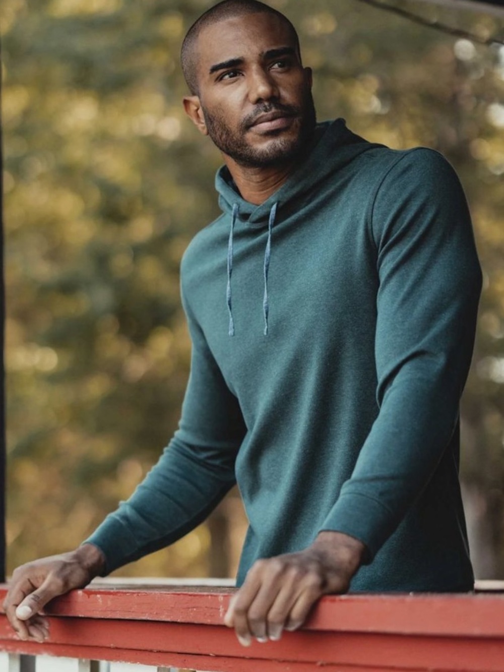 The Normal Brand Puremeso Basic Hoodie Sweatshirt Green Small